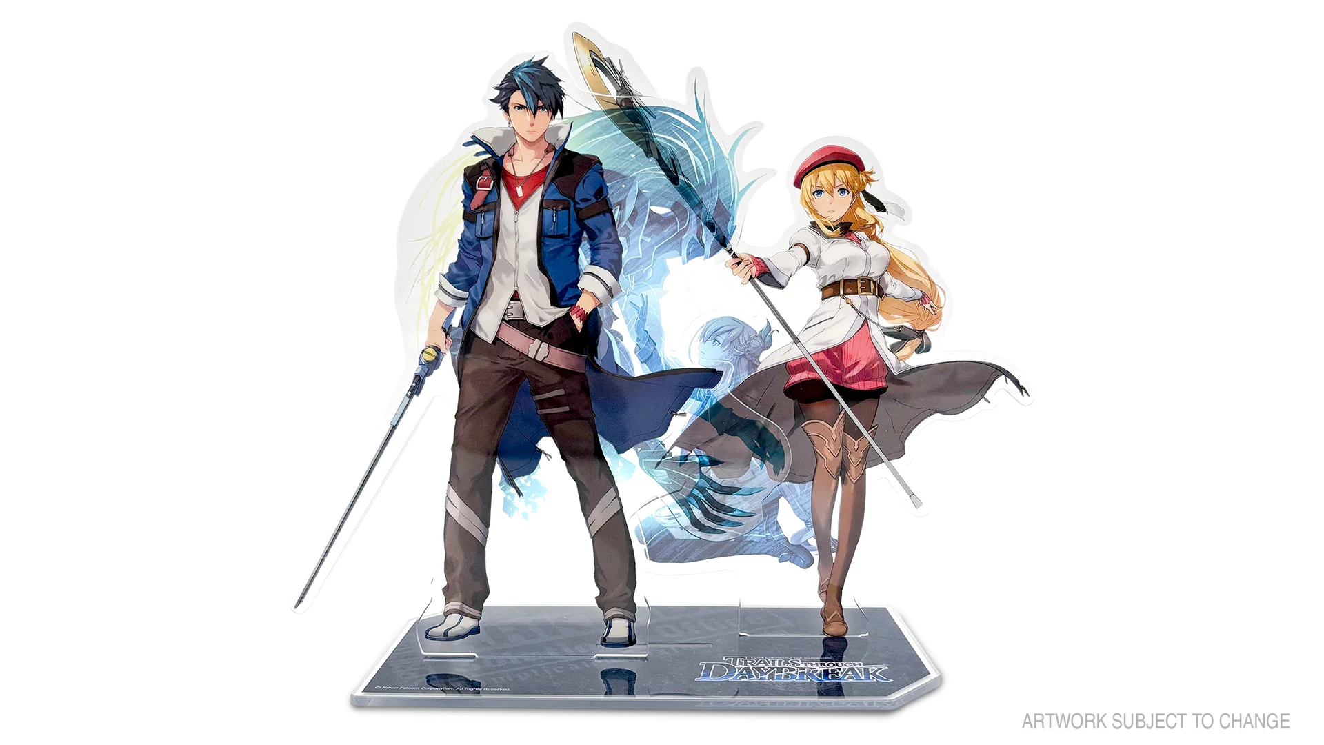 Trails through Daybreak: Spriggan for Hire Van Arkride Acrylic Stand - Image 2